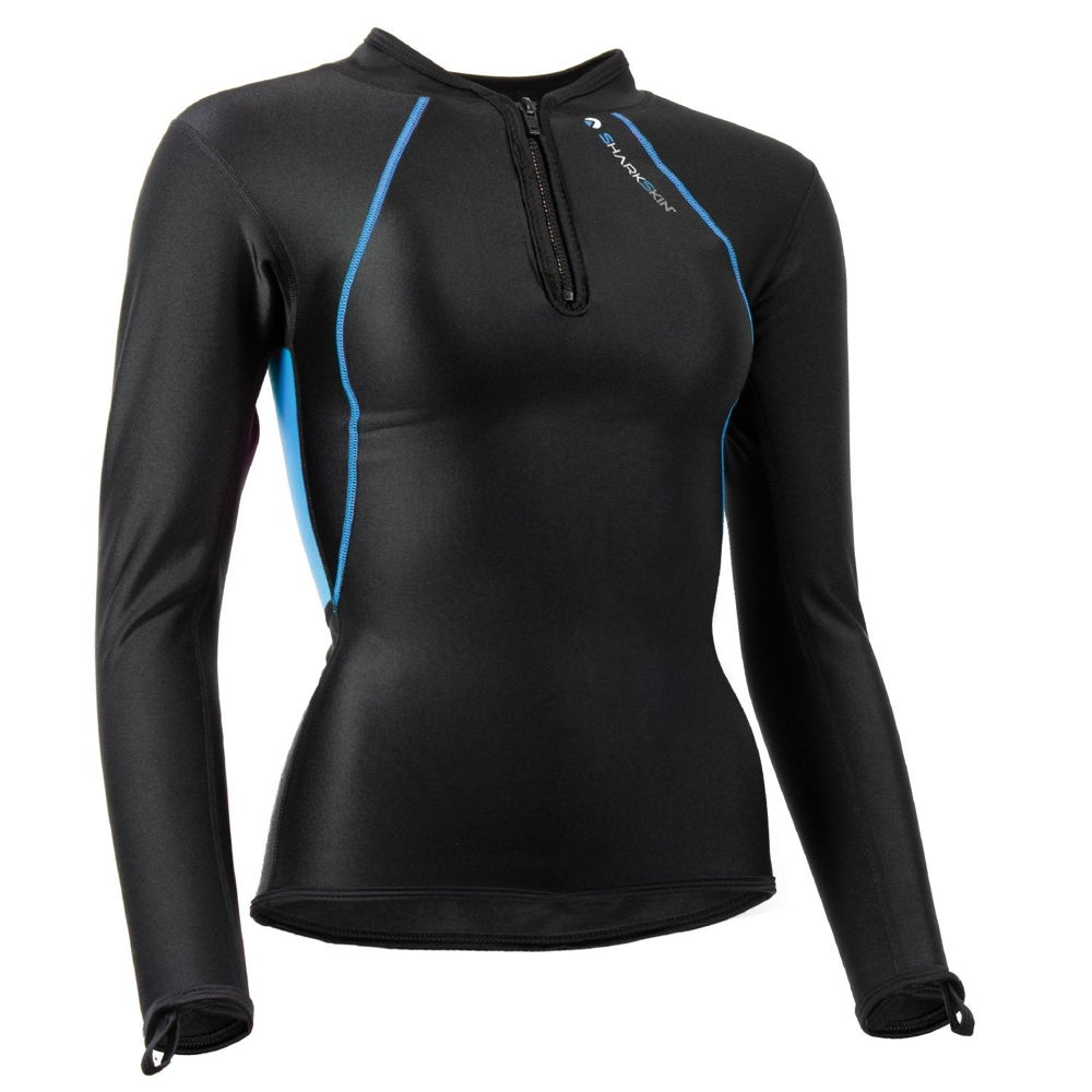 Sharkskin Chillproof Long Sleeve Chest Zip - Womens
