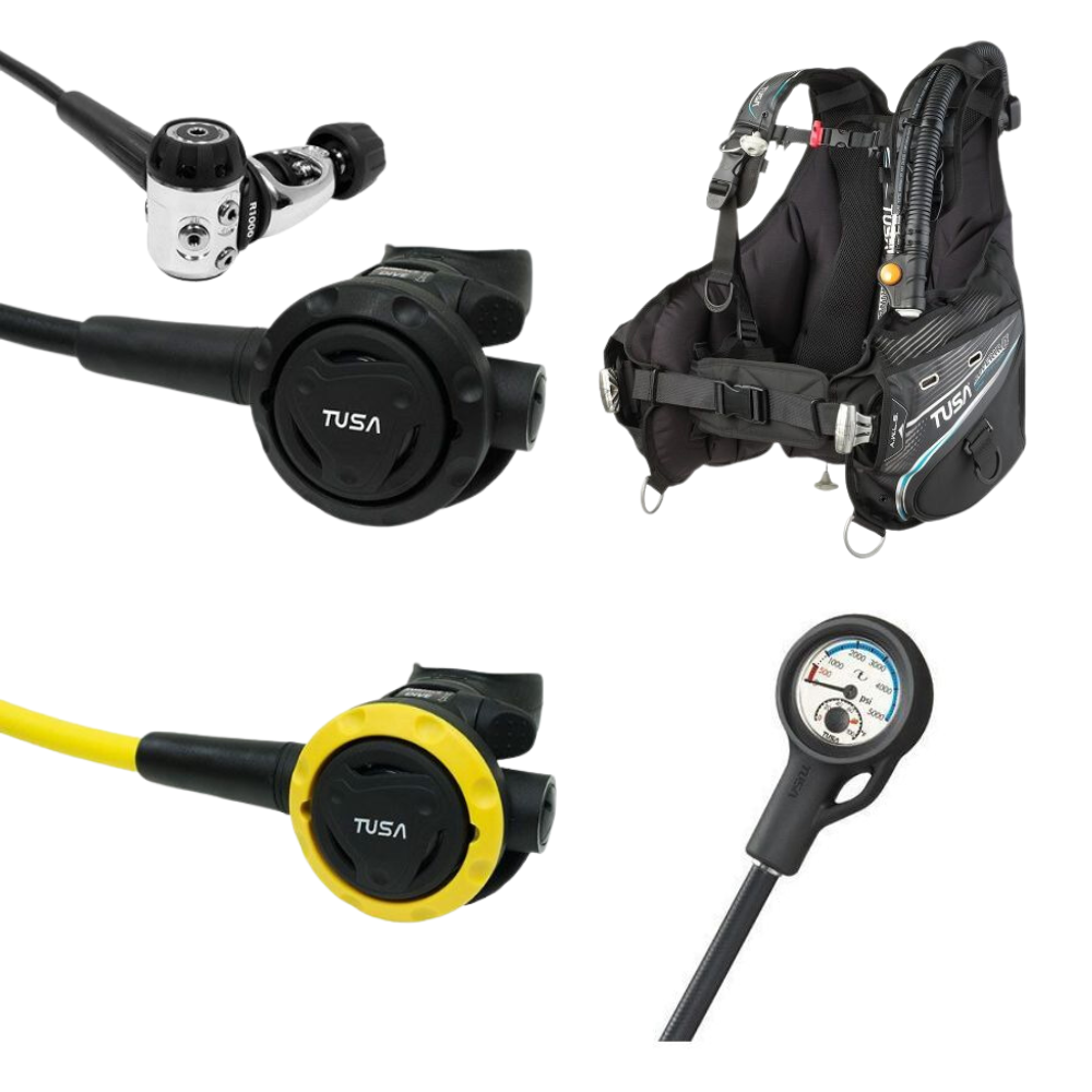 Tusa Soverin Scuba Package